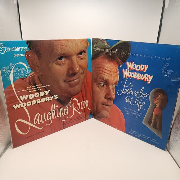 Woody Woodburys Laughing Room and Looks at Love and Life Vinyl Record 1960 - Picture 1 of 10